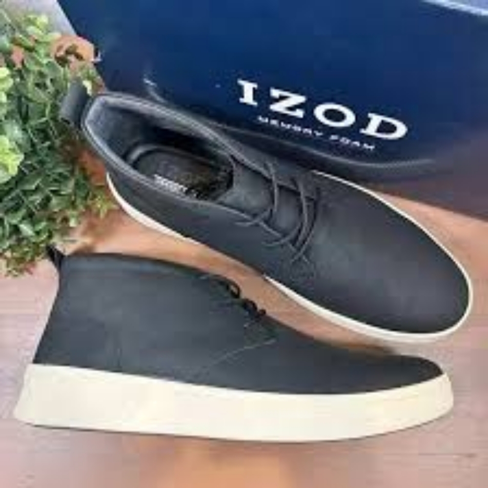 IZOD Men's Black Casual Palmer Shoes .
